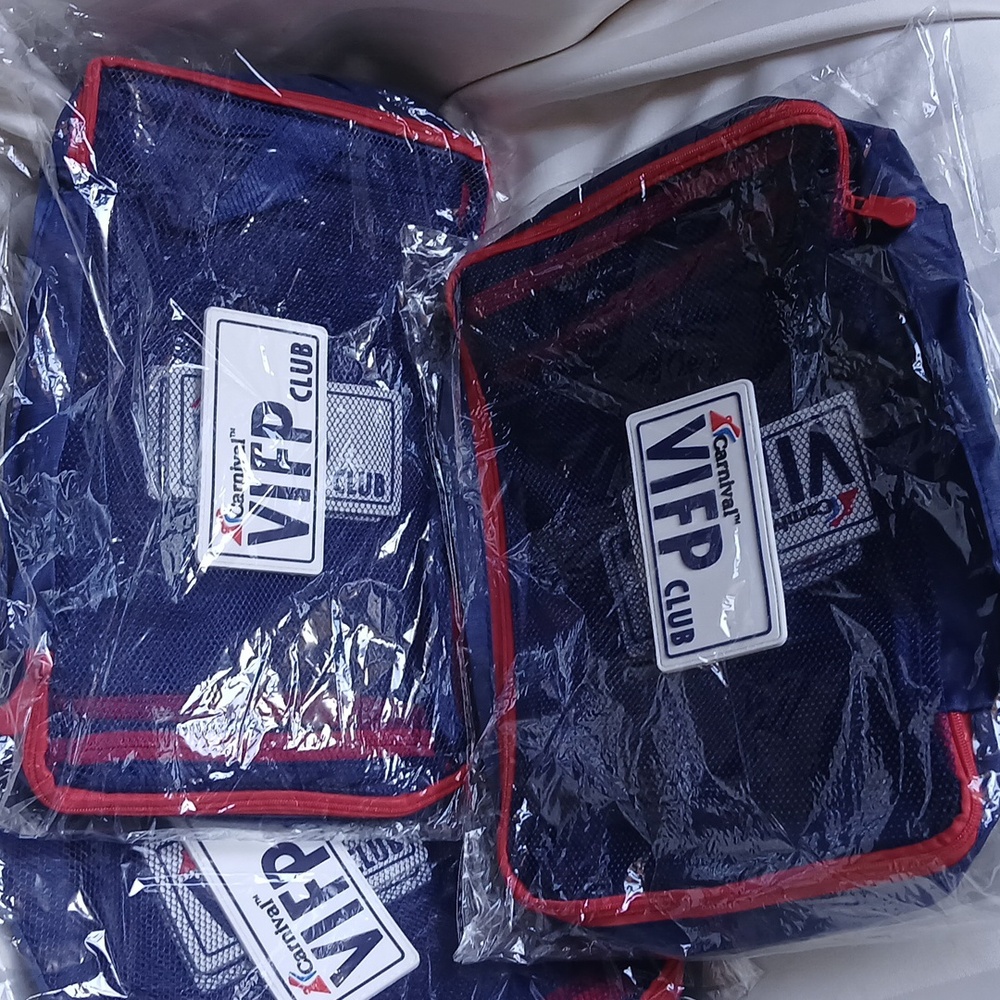 NEW Carnival Cruise VIFP Diamond Club: 3 Packing Cubes